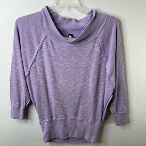 We The Free XS Lavender Long Sleeve Blouse